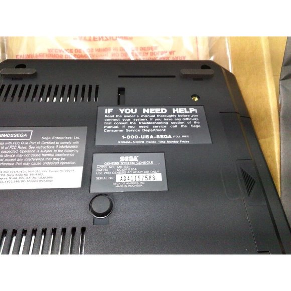 Sega MK-1631 Genesis Console With Columns Edition Box Complete - Picture 8 of 16